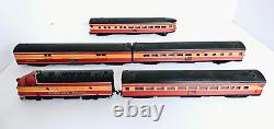 Set of 5 Athearn Trains F7A Super Pwr SP Daylight 6441 Locomotive with 4 Cars