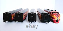 Set of 5 Athearn Trains F7A Super Pwr SP Daylight 6441 Locomotive with 4 Cars