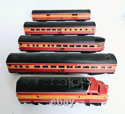 Set of 5 Athearn Trains F7A Super Pwr SP Daylight 6441 Locomotive with 4 Cars