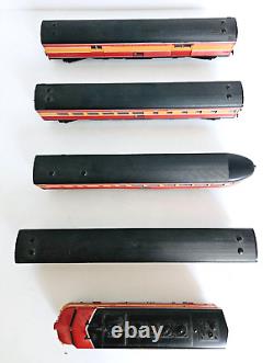 Set of 5 Athearn Trains F7A Super Pwr SP Daylight 6441 Locomotive with 4 Cars