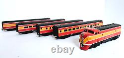 Set of 5 Athearn Trains F7A Super Pwr SP Daylight 6441 Locomotive with 4 Cars