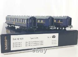 Superb Ls Models 49 123 Black Box Ho Sncf Ciwl Blue Train Sleeping Car Set