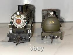 TID Trains HO Locomotive #28 With Tender MWRR Excellent Condition, Painted
