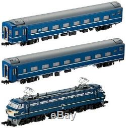 TOMYTEC TOMIX N gauge Passenger car 92332 EF66 Blue Train Set 3 both Railway
