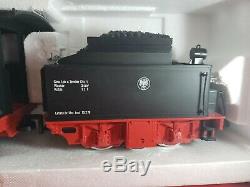 TRAIN LBG 2015D Steam Engine With Conductor Plus One Car G Scale