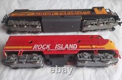 TYCO HO Model Train Rock Island Union Pacific Engines Cars Tracks UNTESTED as is