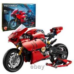 Technical Ducatied Motorcycle Building Blocks Motorbike 42107 Locomotive Model
