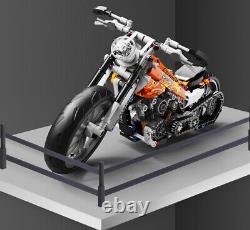 Technical Expert Motorcycle Racing Building Blocks Motorcycle Locomotive Model