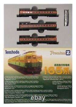 Tenshodo Z Scale 165 Series Train Railroad Locomotive Basic 3 Car Set 85001 F/S