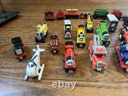 Thomas & Friends Train HUGE LOT 42 Railroad Locomotives Cars & Track Etc. READ