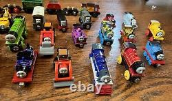 Thomas & Friends Train HUGE LOT 42 Railroad Locomotives Cars & Track Etc. READ