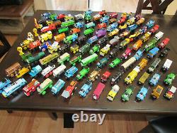 Thomas & Friends Wooden Railway Train Lot 100+ Pieces Locomotives Cars Vehicles