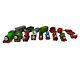 Thomas And Friends Locomotives And Cars- 19 Pieces