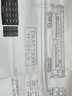 Traction Models HO Scale IRT Lo-V New York City NYC TA Transit Subway Car Train