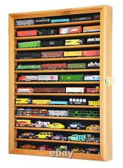 Train Display Case N Scale 12 Shelves Cabinet Railroad Car Locomotive Collection