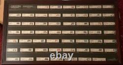 Train Display Case N Scale Cabinet Railroad Car Locomotive Collection USA Frame