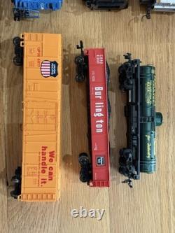 Train Lot 3 Engines, Cars, Tracks, Houses, Tracks, Etc At Hearn Bachmann