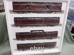 Trains MTH 4-Car Aluminum Passenger Set Norfolk +Western Painted 15 New