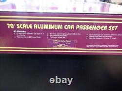 Trains MTH 5-Car 70' Scale Aluminum Passenger Set California Zephyr 15 New