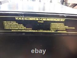 Trains Weaver Gold Ed Scale Aluminum 5-Car Passenger Set 20 Ribbed New