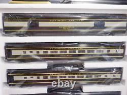 Trains Weaver Gold Ed Scale Aluminum 5-Car Passenger Set Painted New