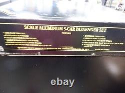 Trains Weaver Gold Ed Scale Aluminum 5-Car Passenger Set Painted New