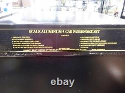 Trains Weaver Gold Ed Scale Aluminum 5-Car Passenger Set Painted New