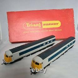 Triang Oo Gauge R555c Br Grey Blue Pullman Train 2 Car Set Boxed W60097 W60095