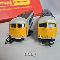 Triang Oo Gauge R555c Br Grey Blue Pullman Train 2 Car Set Boxed W60097 W60095