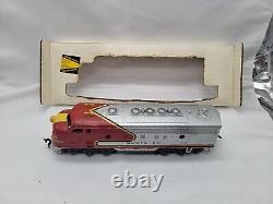 Tyco 3 Cars Mantua T224H T230HC HO Red Box Santa Fe F9 A &B Locomotives Dummy