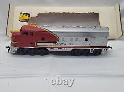 Tyco 3 Cars Mantua T224H T230HC HO Red Box Santa Fe F9 A &B Locomotives Dummy