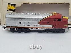 Tyco 3 Cars Mantua T224H T230HC HO Red Box Santa Fe F9 A &B Locomotives Dummy