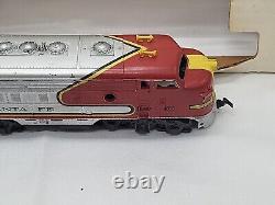 Tyco 3 Cars Mantua T224H T230HC HO Red Box Santa Fe F9 A &B Locomotives Dummy