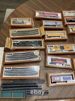 Tyco Ho Train Lot Rock Island Locomotive Rail Boxed Mega Lot