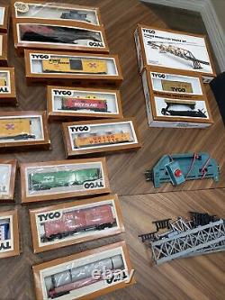 Tyco Ho Train Lot Rock Island Locomotive Rail Boxed Mega Lot