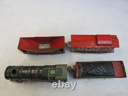 Unique Art Lines Tinplate O Gauge 4 Piece Freight Set For Repair Restoration