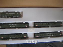 Us Army Military Train Set F3 A Loco And 4 Passenger Cars-dcc/dc/sx Sound Traxx