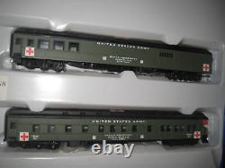 Us Army Military Train Set F3 A Loco And 4 Passenger Cars-dcc/dc/sx Sound Traxx