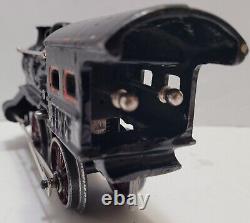 VINTAGE BING TRAIN SET WithCAST IRON LOCOMOTIVE & TIN PLATE CARS