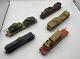 Vintage Flat Bed Cars Lot Of 5 Mixed