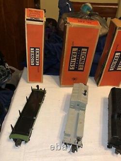 VINTAGE LIONEL TRAIN LOT 736 2671W LOCOMOTIVE TENDER CAR ETC TRACK w BOXES LOOK