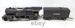 VTG Lionel Train 259E Gunmetal Gray Steam Engine & Whistle Tender Car O Toy TC23