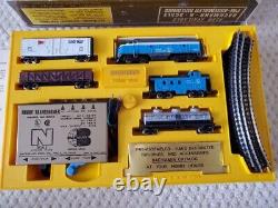 VTG NOS Buchmann F-9 Diesel 4 car electric train set withpower pack 4304- Untested