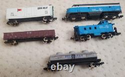 VTG NOS Buchmann F-9 Diesel 4 car electric train set withpower pack 4304- Untested