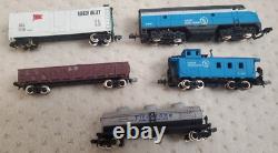 VTG NOS Buchmann F-9 Diesel 4 car electric train set withpower pack 4304- Untested