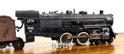 Vintage 1945 American Flyer Train Lot 300AC Locomotive, Tender, Seattle 3120 C