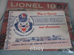 Vintage 1957 Lionel Train Set #1569 Diesel Freight Engine and 4 Cars