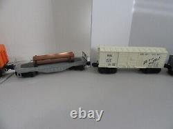 Vintage 1957 Lionel Train Set #1569 Diesel Freight Engine and 4 Cars