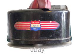 Vintage AMERICAN FLYER Electric Train 164 S Engine, Cars, Transformers, Track excl
