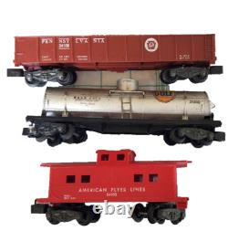 Vintage AMERICAN FLYER Electric Train 164 S Engine, Cars, Transformers, Track excl